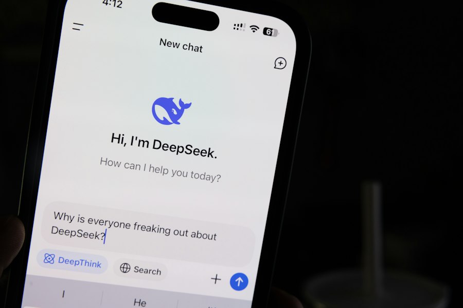 Photo AI chatbot conversation